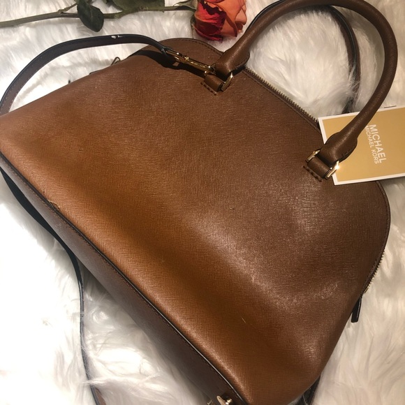 Michael Kors Dome Camel Handbag - Picture 2 of 3